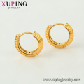 96536 Costume Xuping plaqué or 24K plaqué or style africain boucles d&#39;oreilles Huggie